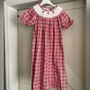 NWT Banana Split Santa Claus Girl Dress Red & White A Line Size 6